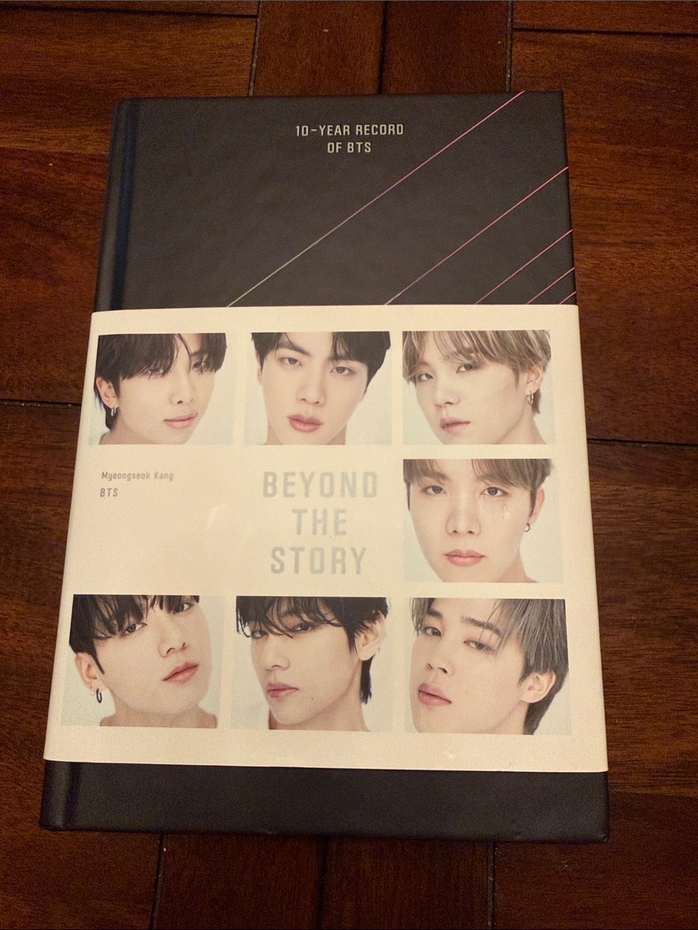 BTS "Beyond The Story" 10-Year Record Hardcover - Black